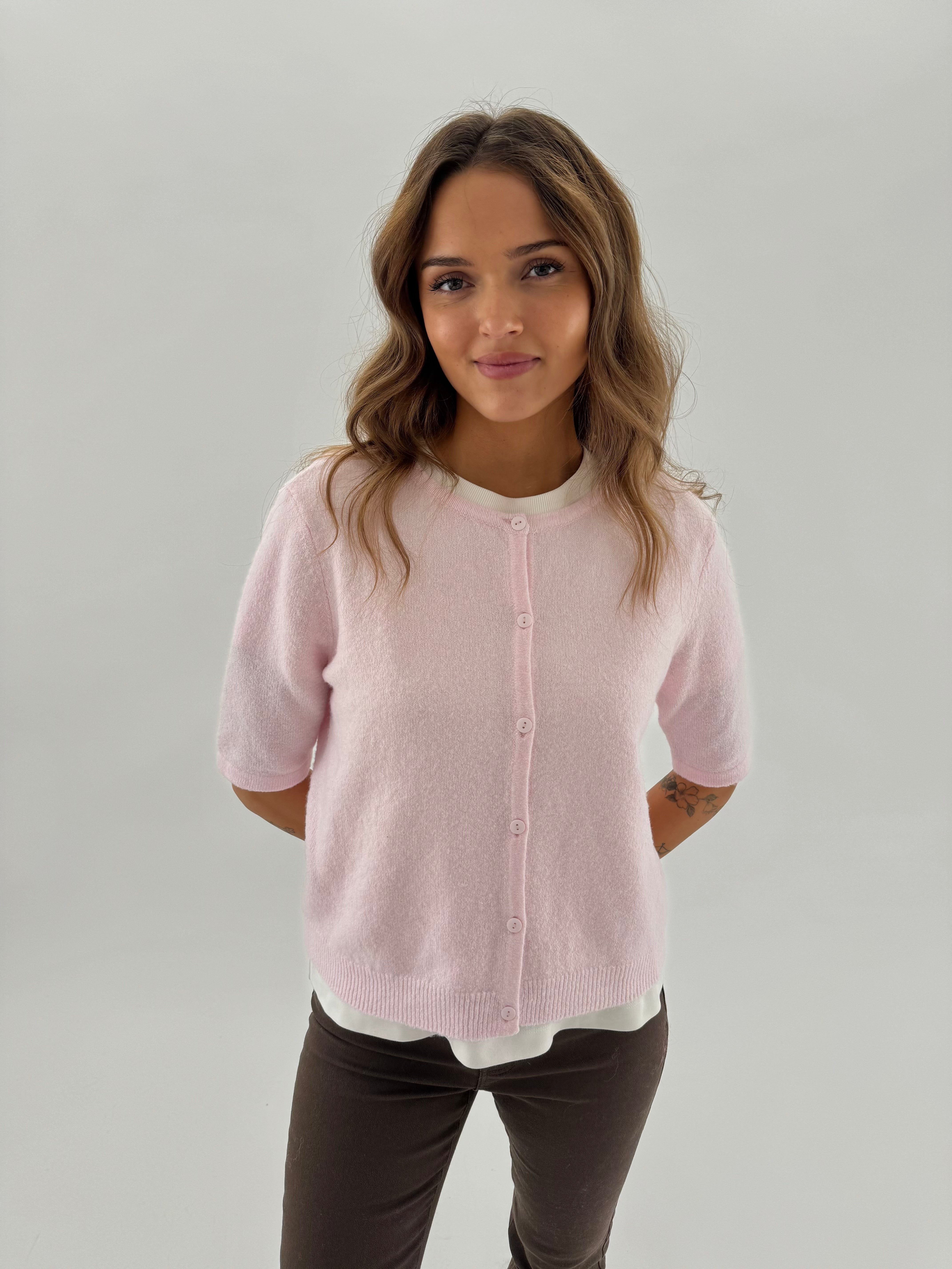 VMDOFFY Knit Cardigan - Pink-A-Boo